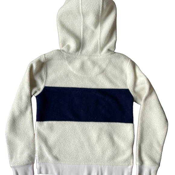 Vineyard Vines Girls' Fuzzy Color-Block Hi-Lo Hoodie Sz 7-8 - Picture 5 of 7